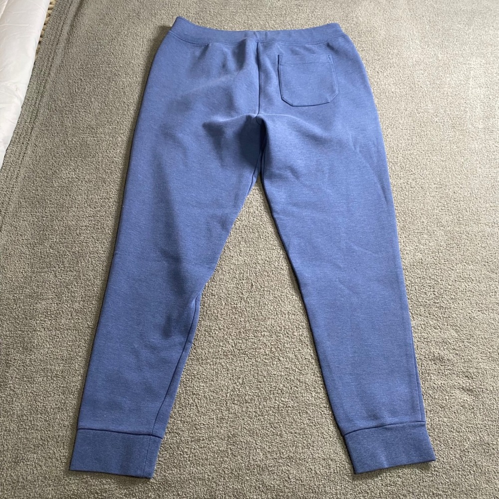 Polo Ralph Lauren Jogger Sweatpants Mens Medium Blue Heather Pony Logo Tapered - Picture 3 of 8